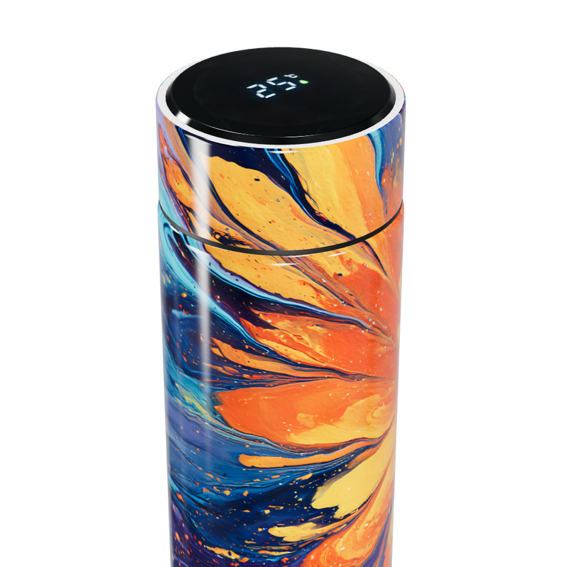 Garrafa Térmica Touch - Estampa Colorida Digital