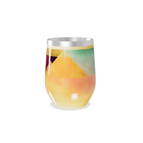 Copo Térmico Slim - Estampa Geométrica Colorida