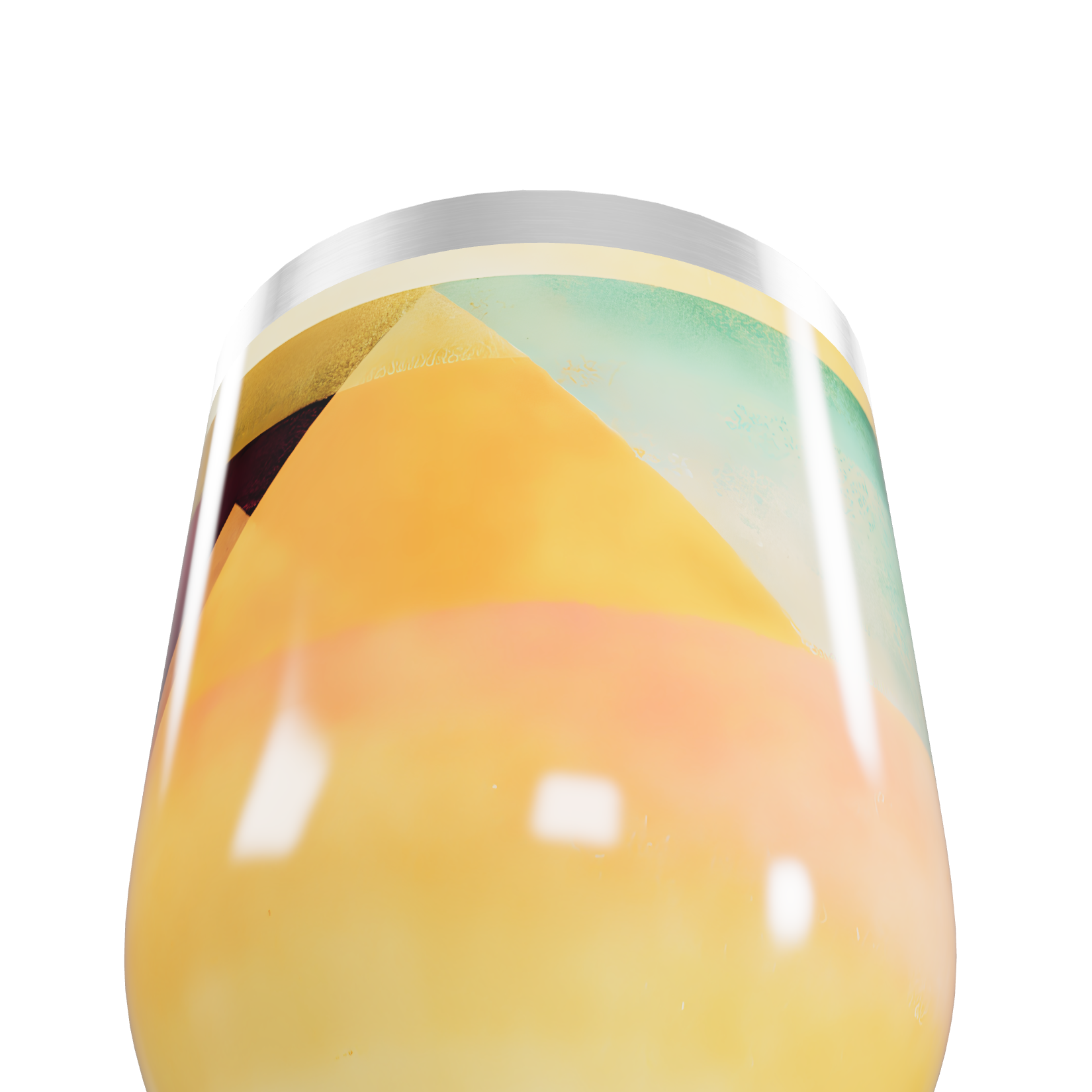 Copo Térmico Slim - Estampa Geométrica Colorida