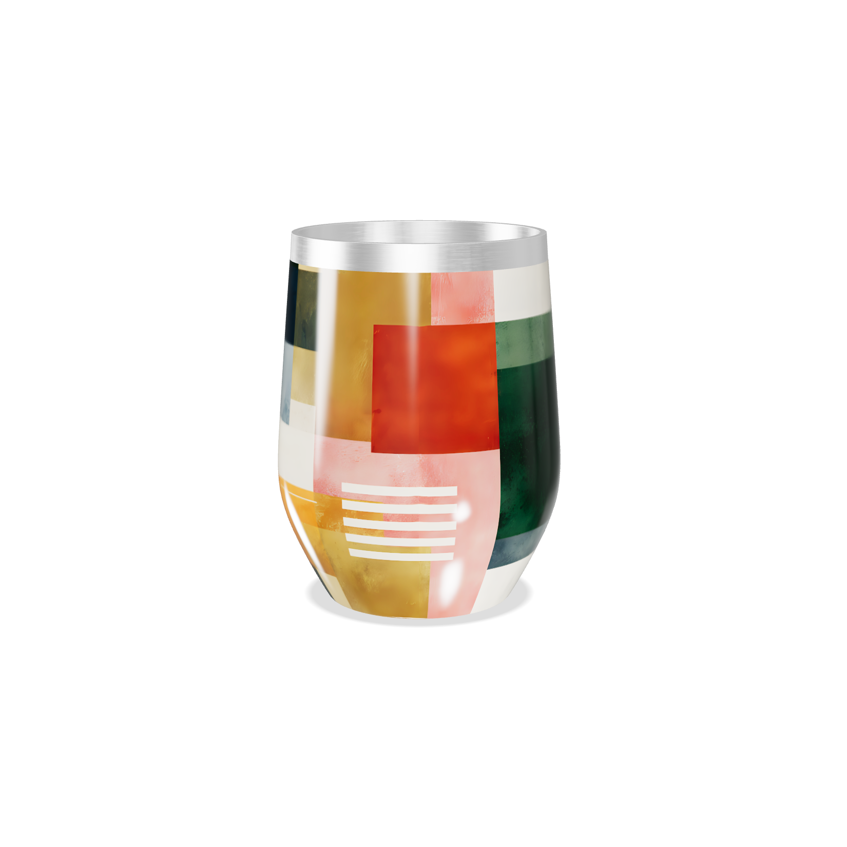 Copo Térmico Slim - Multicolorido Inox