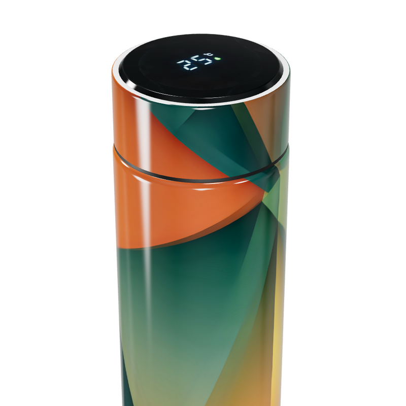 Garrafa Térmica Touch - Colorida com Display Digital