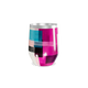 Copo Térmico Slim - Colorido Geométrico Inox