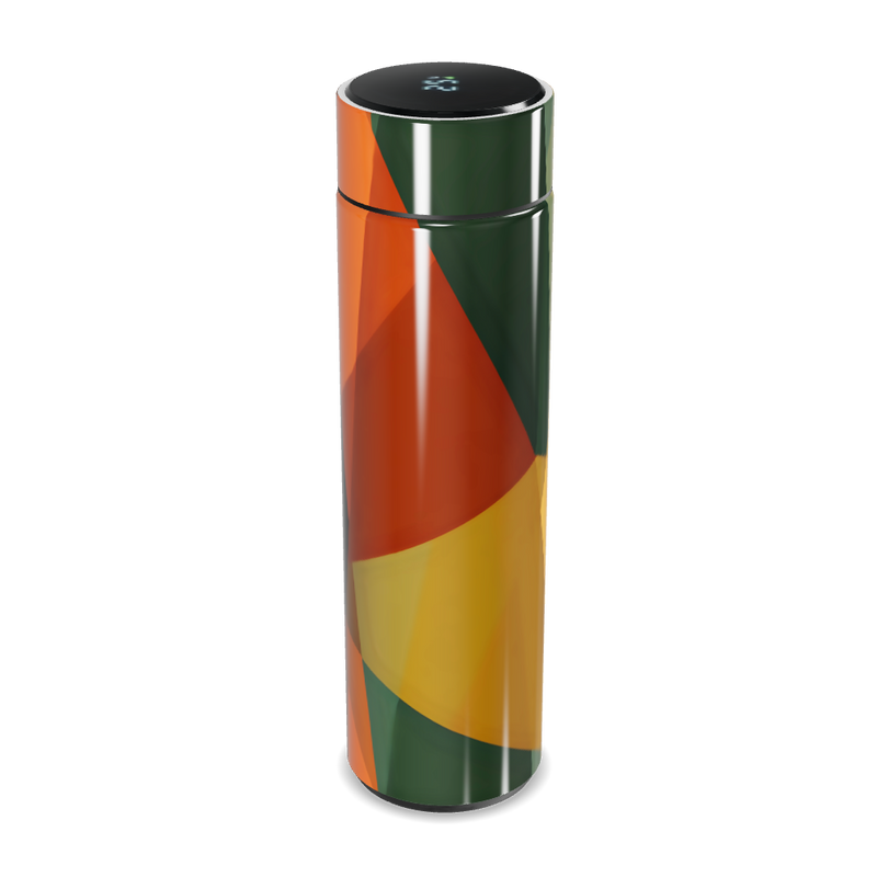 Garrafa Térmica Touch - Estampa Geométrica Colorida