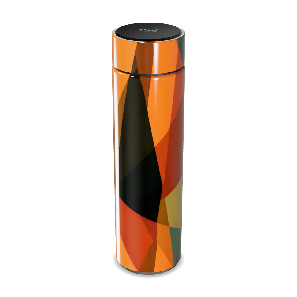 Garrafa Térmica Touch - Estampa Geométrica Colorida