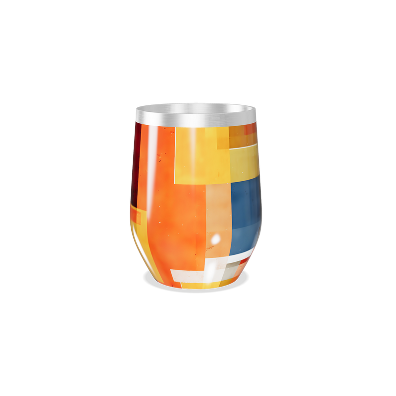 Copo Térmico Slim - Estampado Colorido Geométrico