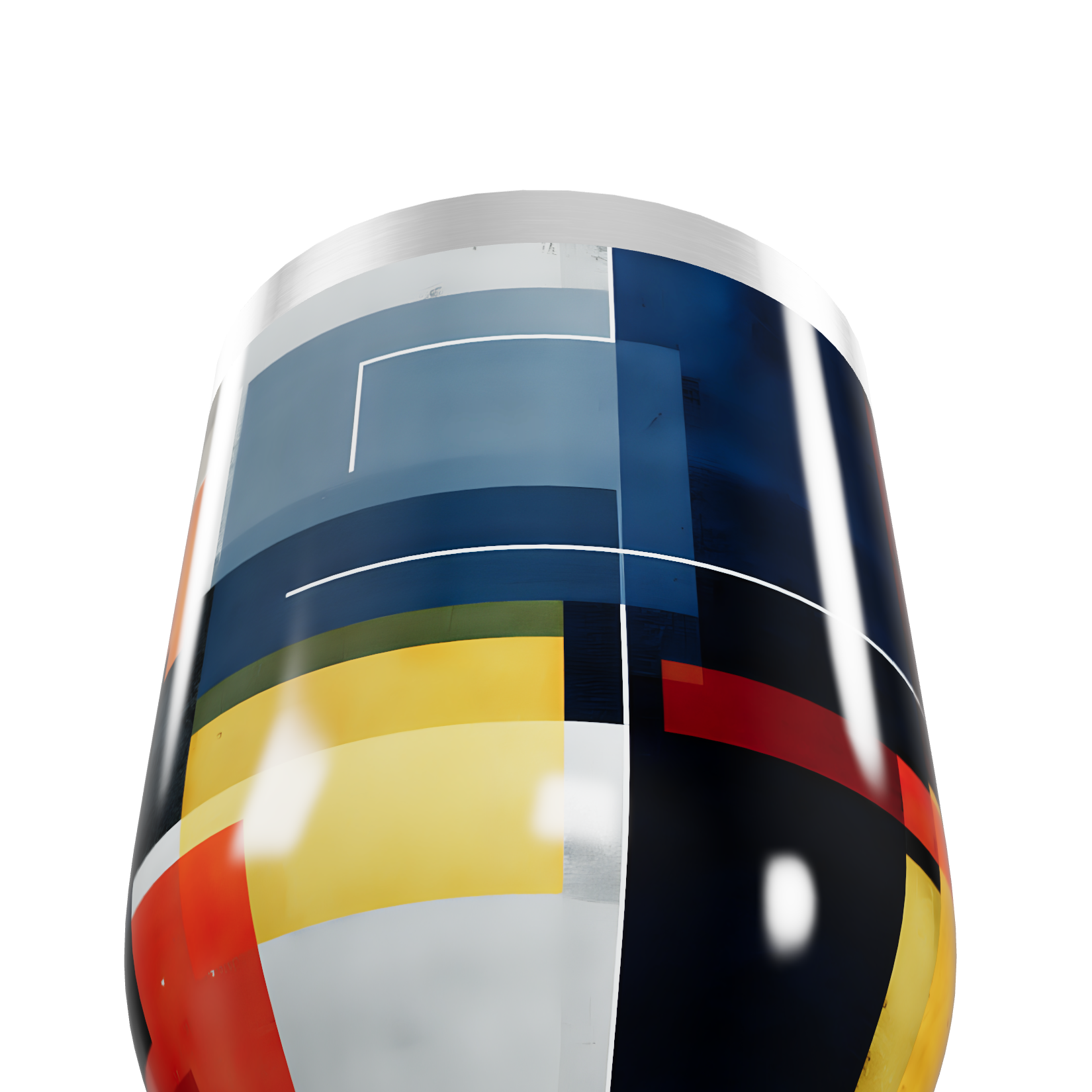 Copo Térmico Slim - Estampado Colorido Geométrico