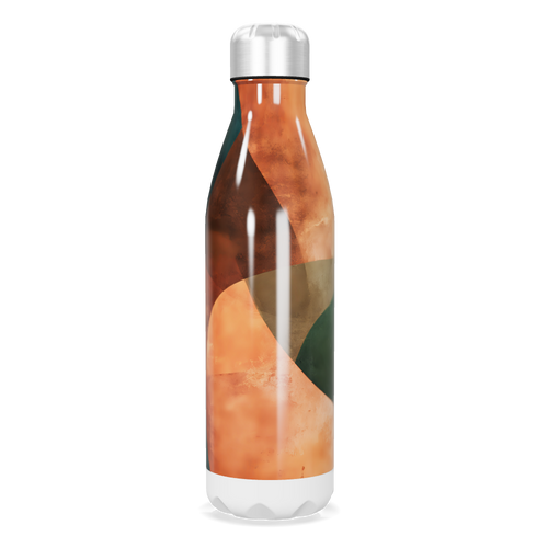 Garrafa Inox - Estampa Abstrata Colorida