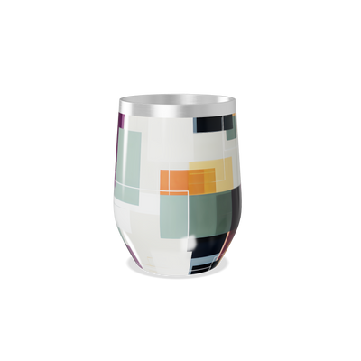 Copo Térmico Slim - Colorido Geométrico Inox