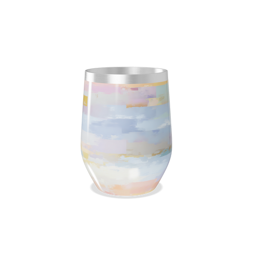 Copo Térmico Slim - Colorido Aquarela Inox