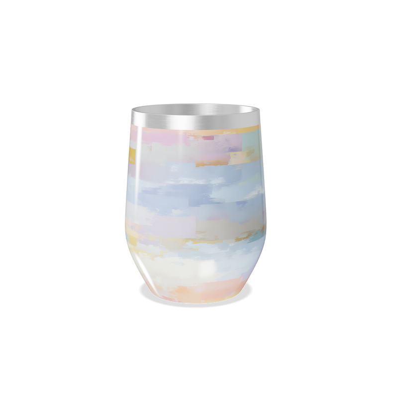 Copo Térmico Slim - Colorido Aquarela Inox