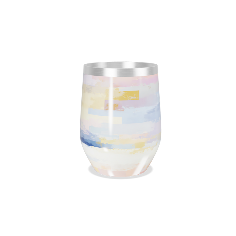 Copo Térmico Slim - Colorido Aquarela Inox