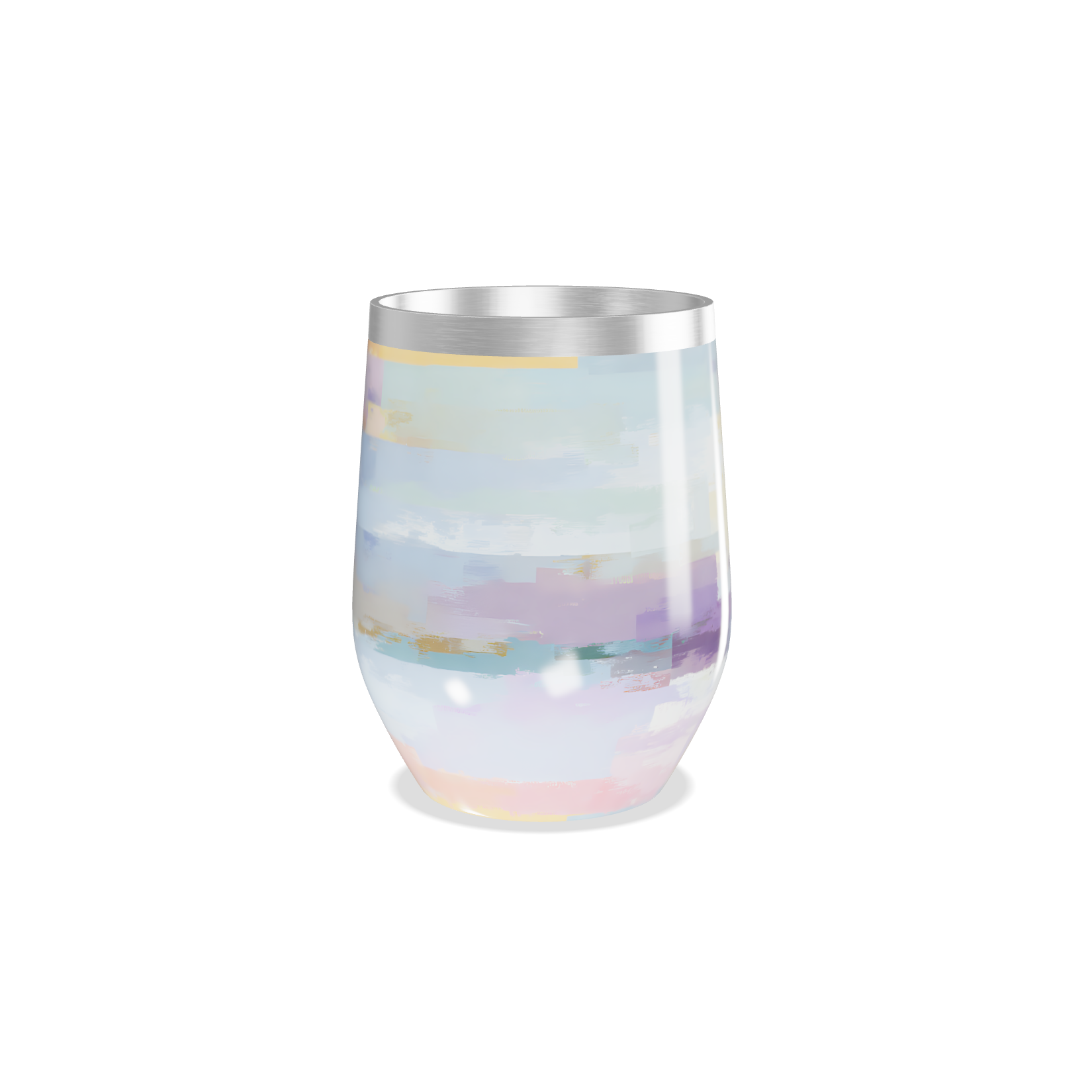 Copo Térmico Slim - Colorido Aquarela Inox