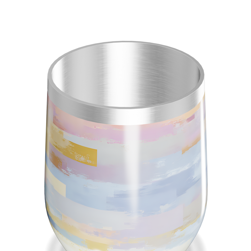 Copo Térmico Slim - Colorido Aquarela Inox