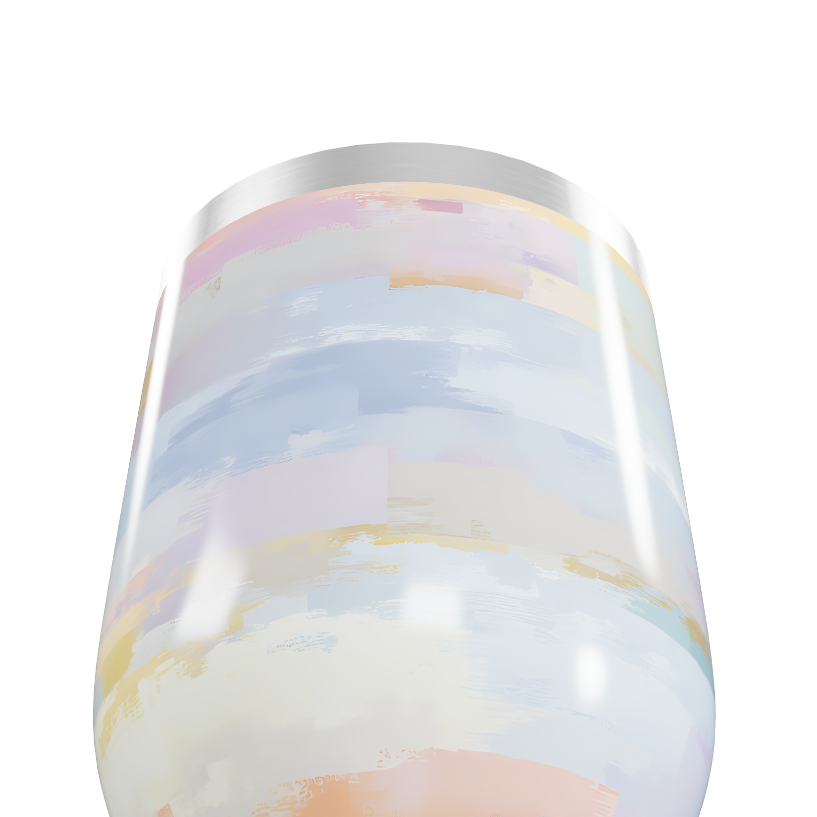 Copo Térmico Slim - Colorido Aquarela Inox