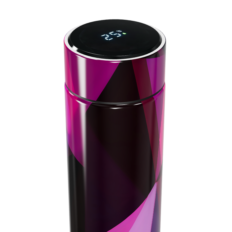 Garrafa Térmica Touch - Estampa Geométrica Colorida