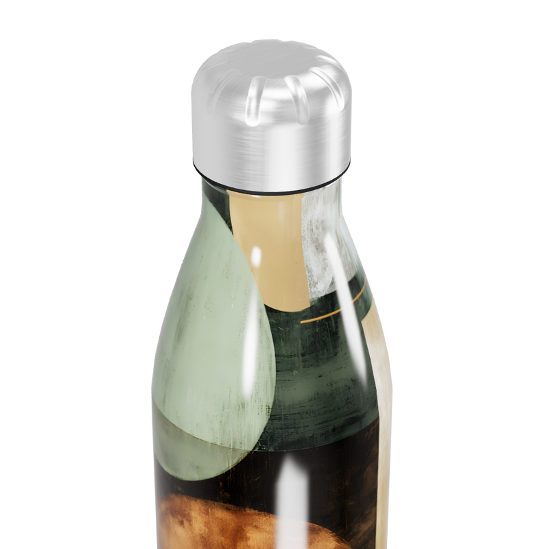 Garrafa Inox - Estampa Geométrica Colorida