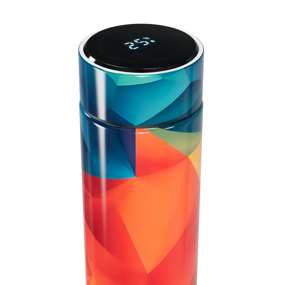 Garrafa Térmica Touch - Estampa Colorida