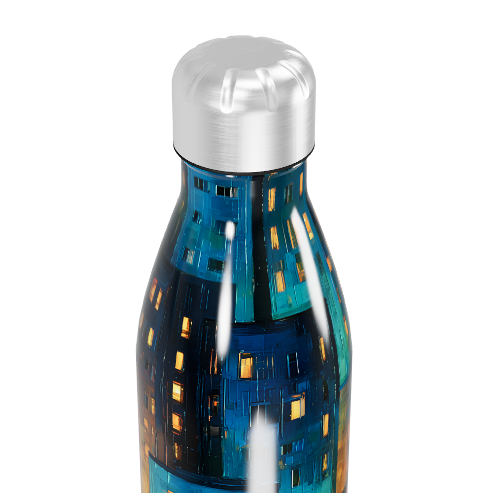 Garrafa Inox - Estampa Noturna Colorida