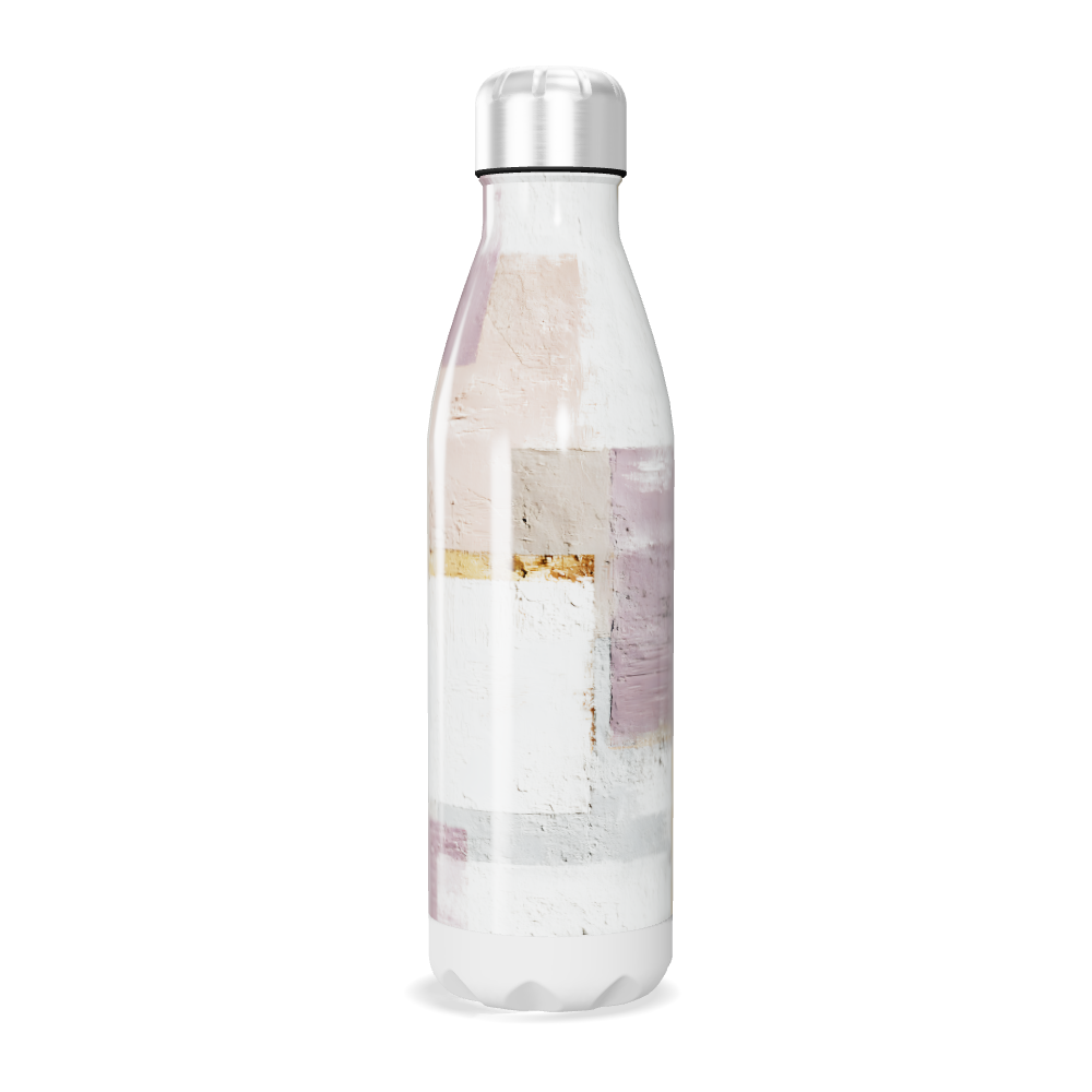 Garrafa Inox - Estampa Geométrica Colorida