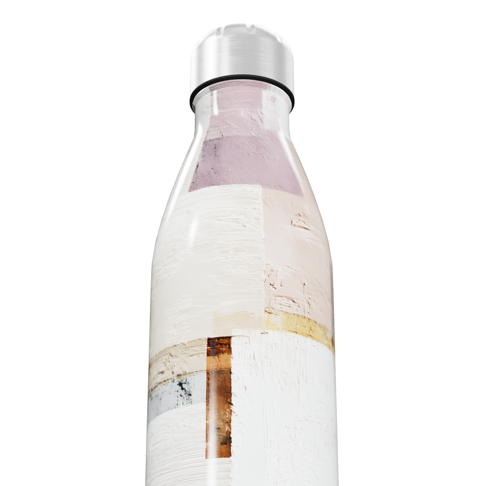 Garrafa Inox - Estampa Geométrica Colorida