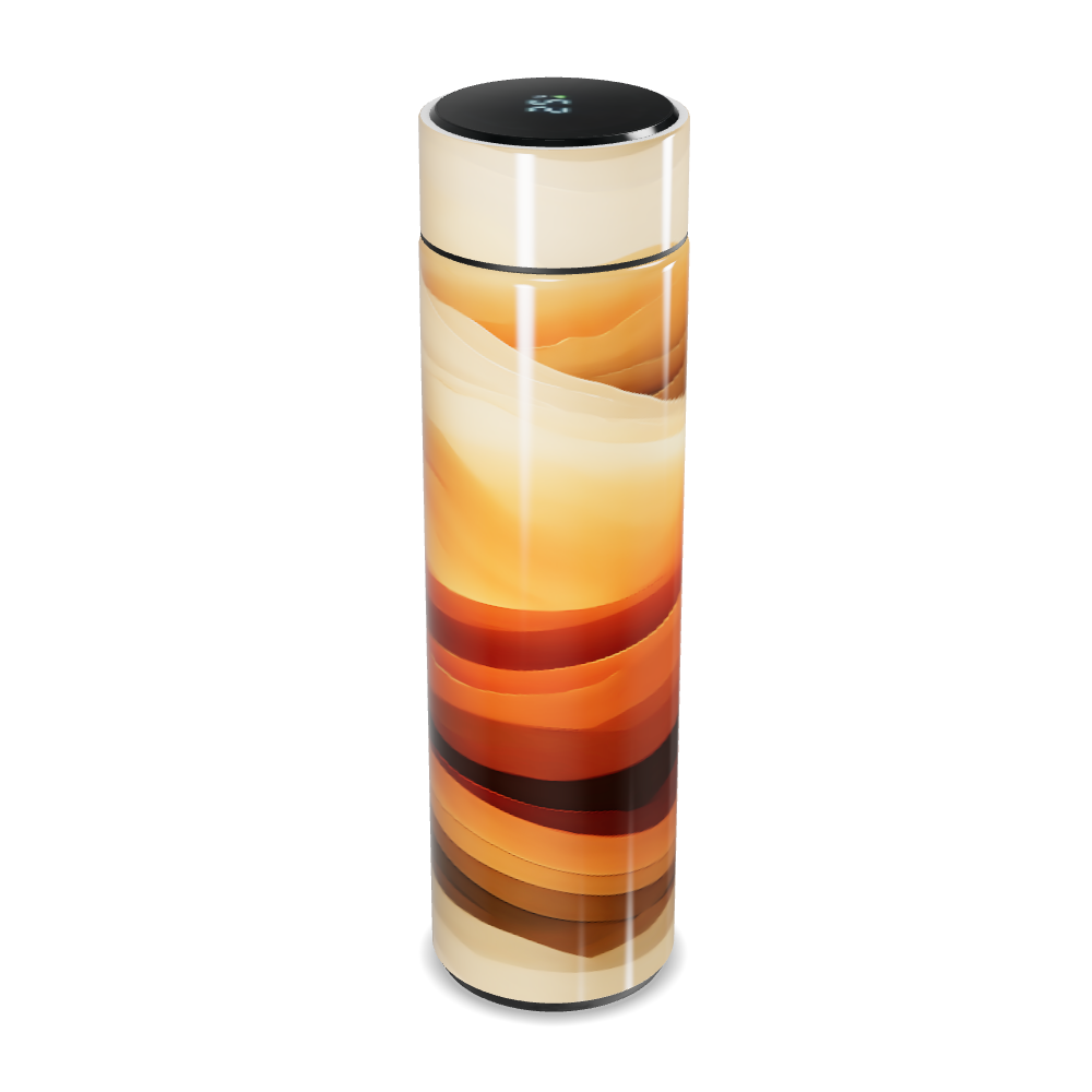 Garrafa Térmica Touch - Estampa Laranja Digital