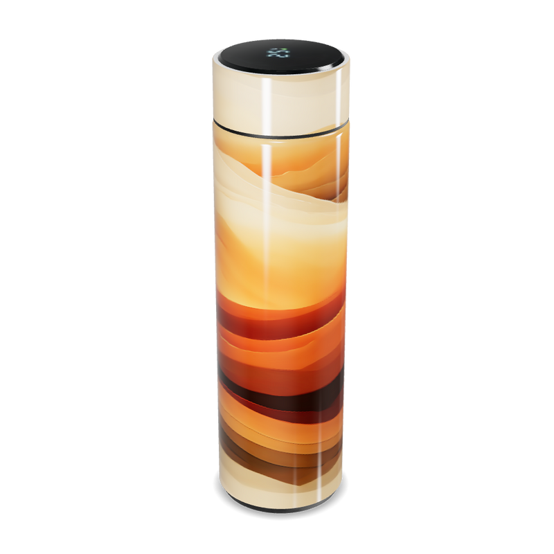 Garrafa Térmica Touch - Estampa Laranja Digital