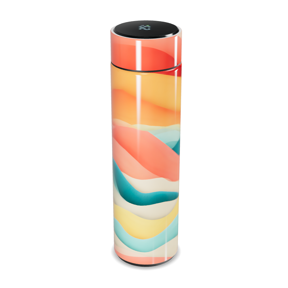 Garrafa Térmica Touch - Estampa Colorida