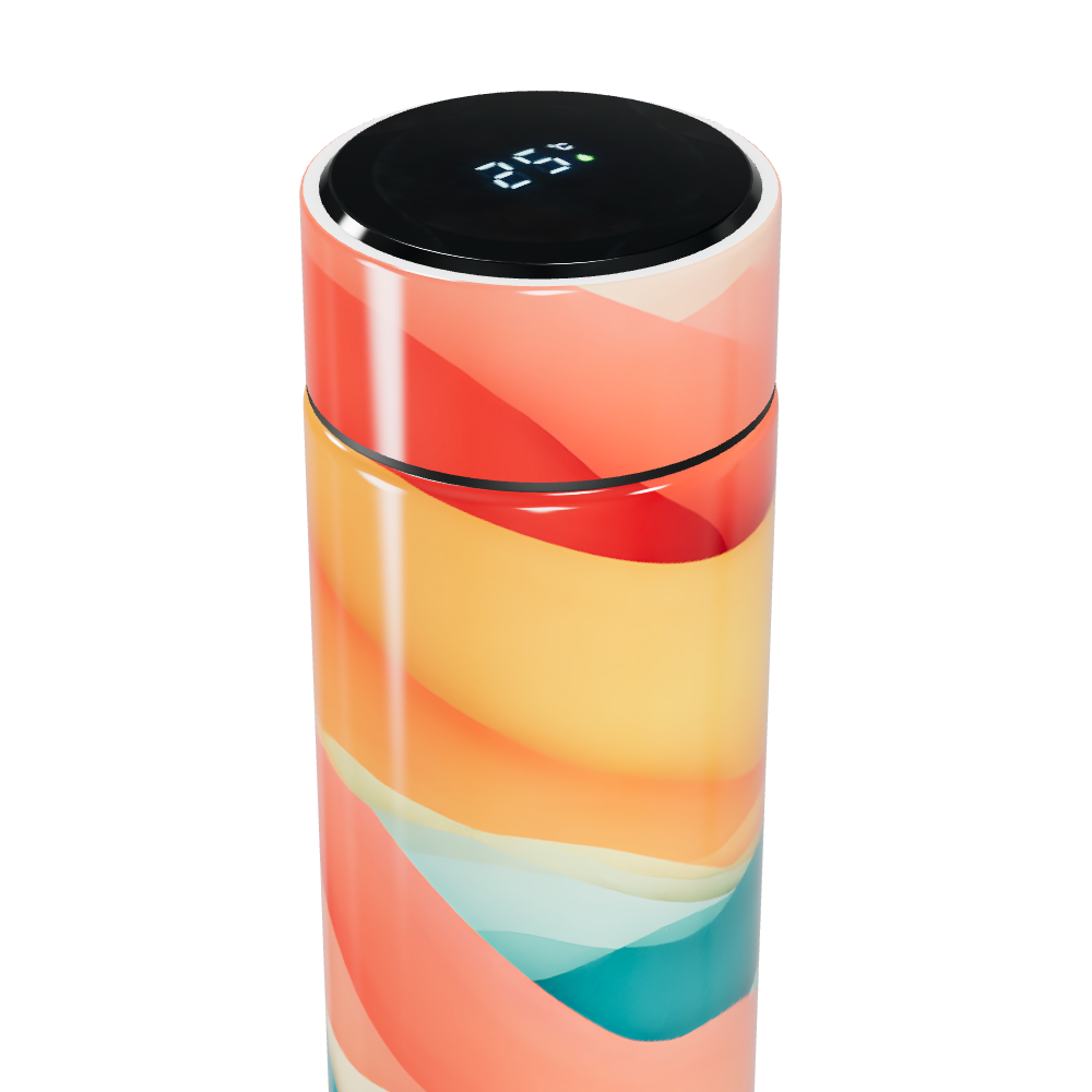 Garrafa Térmica Touch - Estampa Colorida