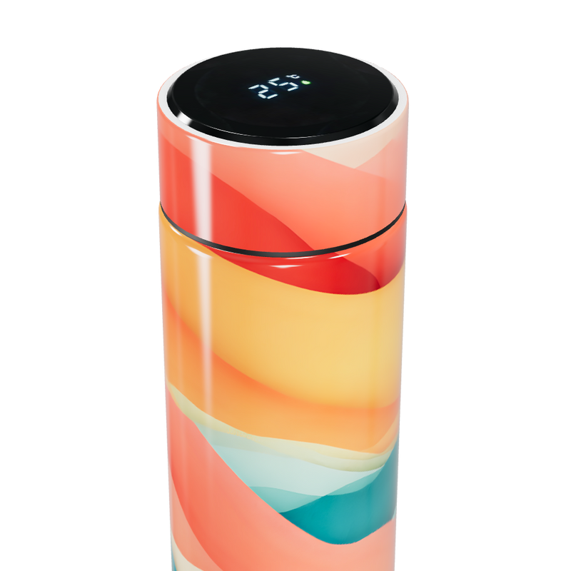 Garrafa Térmica Touch - Estampa Colorida