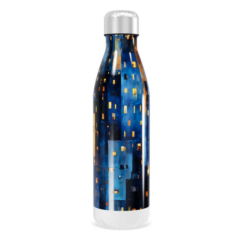 Garrafa Inox - Estampa Urbana Colorida