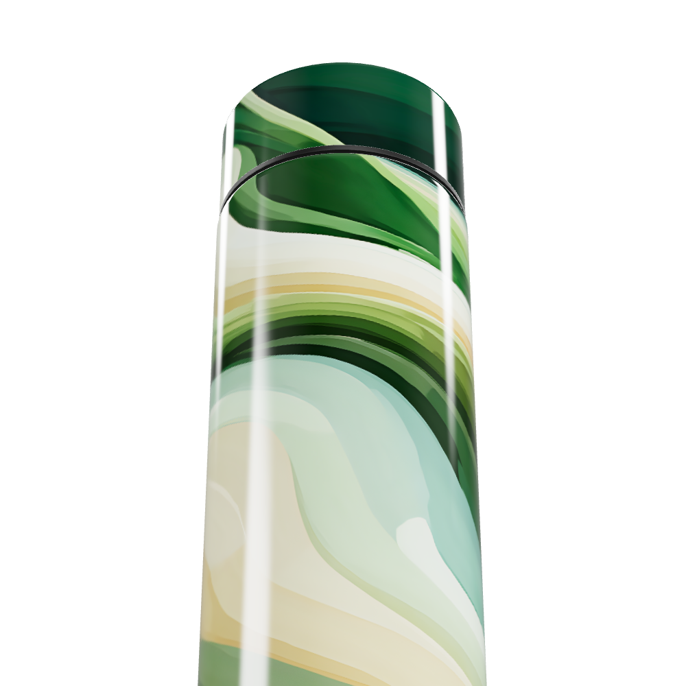 Garrafa Térmica Touch - Verde Marmorizada
