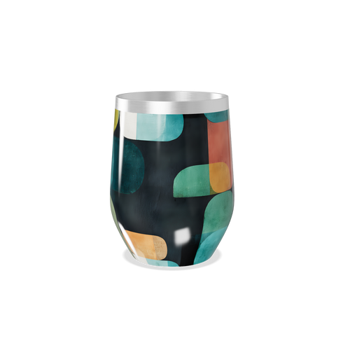 Copo Térmico Slim - Estampado Multicor Aço