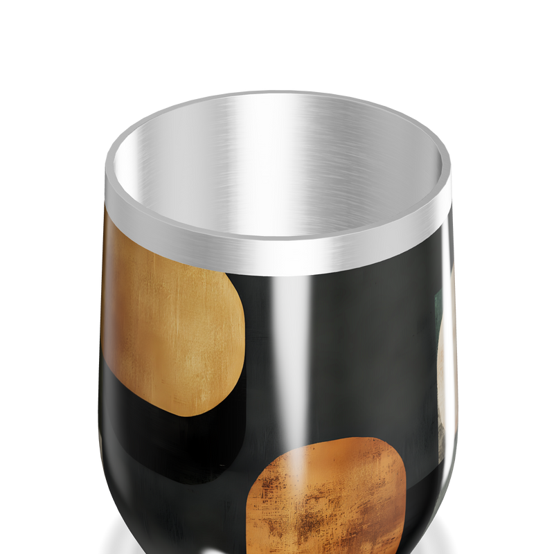 Copo Térmico Slim - Design Geométrico Colorido