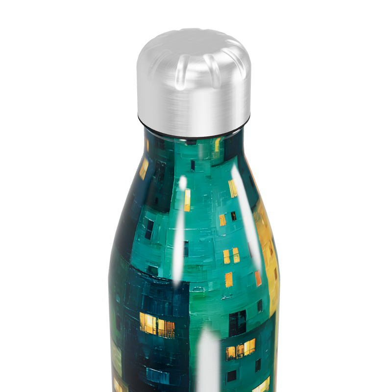 Garrafa Inox - Estampa Colorida Urbana