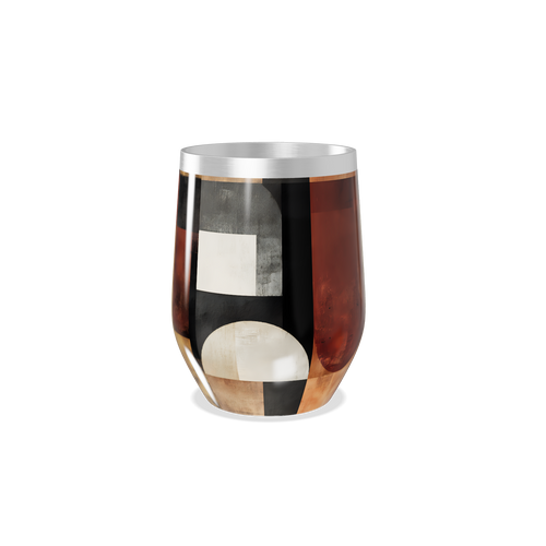 Copo Térmico Slim - Estampa Geométrica Colorida