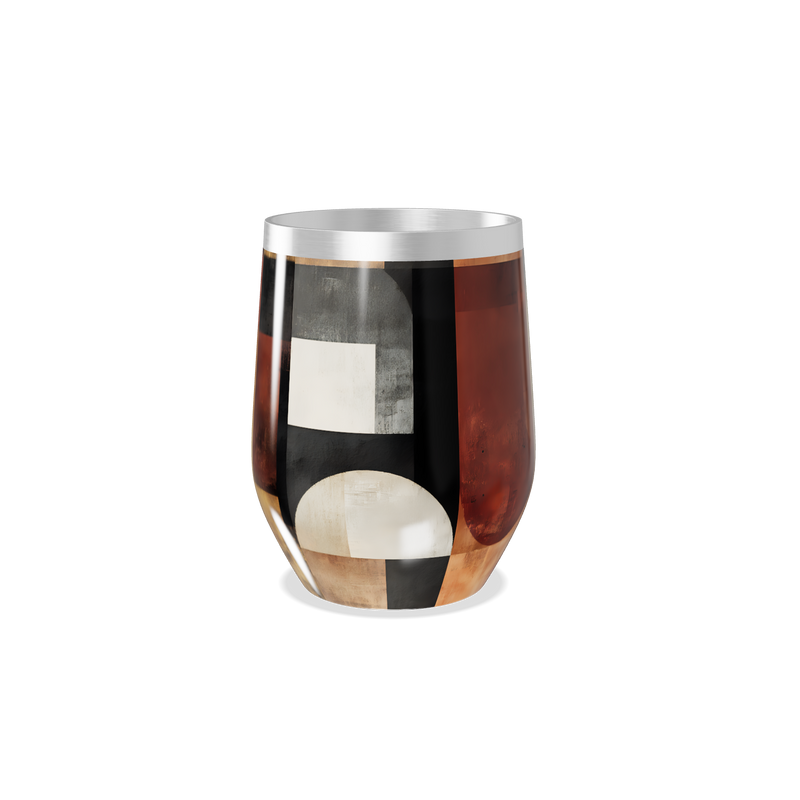 Copo Térmico Slim - Estampa Geométrica Colorida