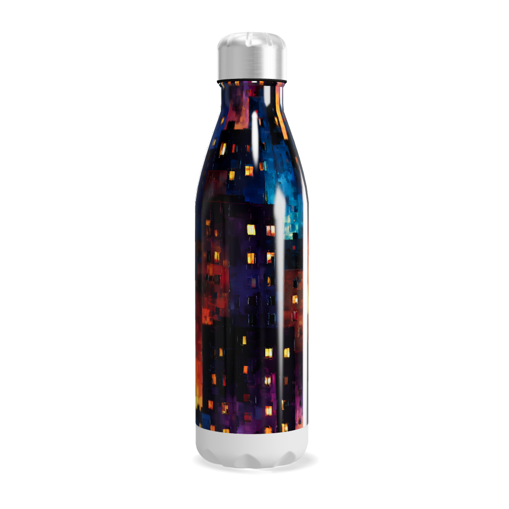Garrafa Inox - Estampa Colorida Pixelada