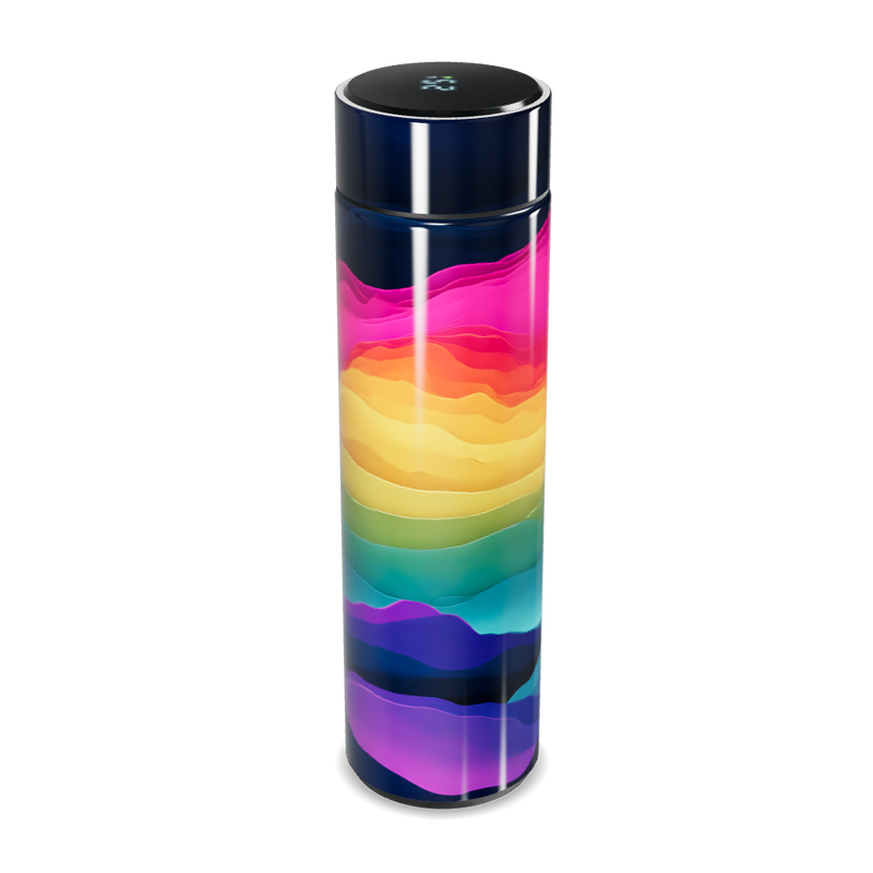 Garrafa Térmica Touch - Colorida com Display Digital