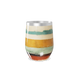 Copo Térmico Slim - Listras Coloridas Aço Inox
