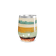 Copo Térmico Slim - Listras Coloridas Aço Inox