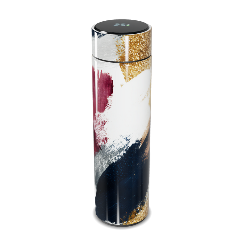 Garrafa Térmica Touch - Estampa Abstrata Colorida