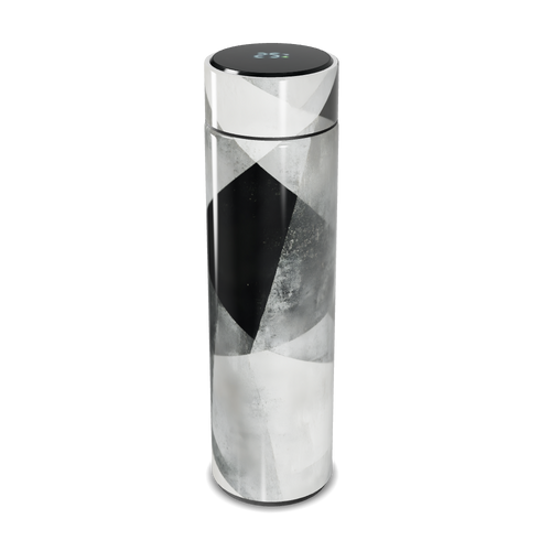 Garrafa Térmica Touch - Preto Branco Geométrico