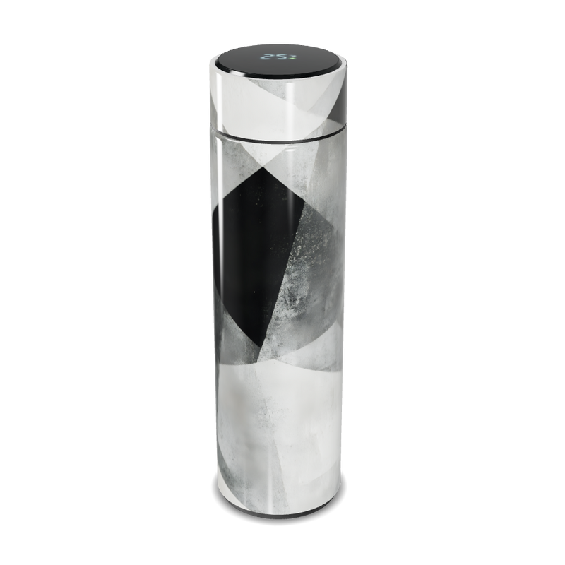 Garrafa Térmica Touch - Preto Branco Geométrico