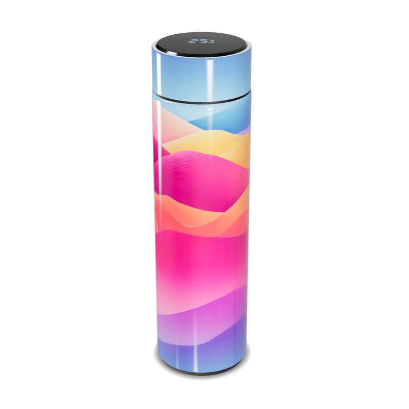 Garrafa Térmica Touch - Colorida Digital LED