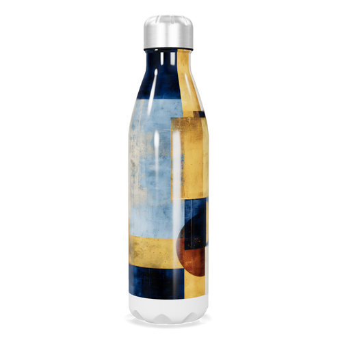 Garrafa Inox - Estampa Abstrata Colorida
