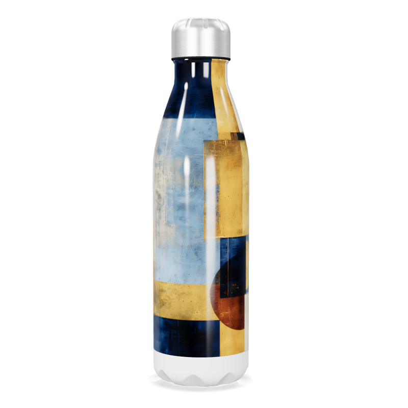 Garrafa Inox - Estampa Abstrata Colorida
