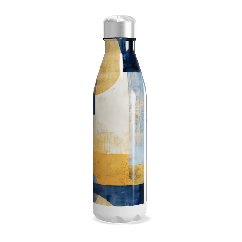 Garrafa Inox - Estampa Abstrata Colorida