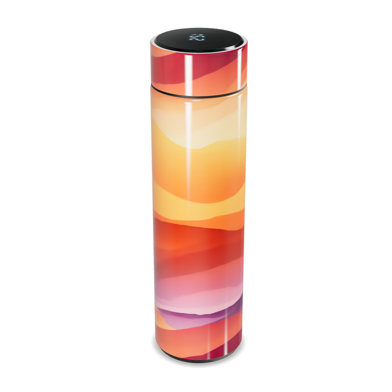 Garrafa Térmica Touch - Estampa Degradê Colorida