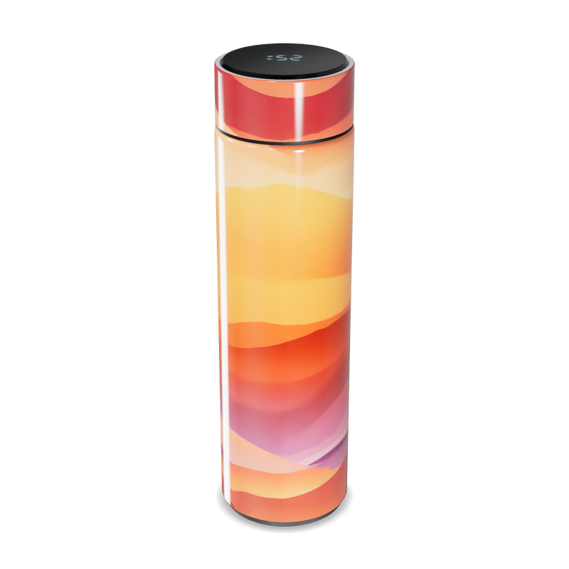 Garrafa Térmica Touch - Estampa Degradê Colorida