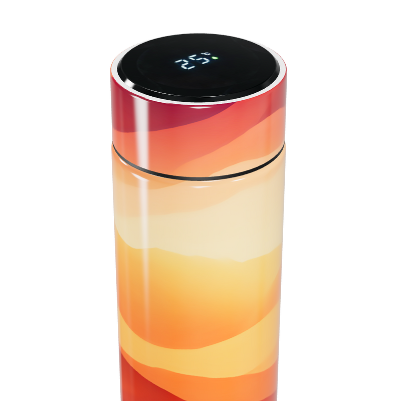 Garrafa Térmica Touch - Estampa Degradê Colorida